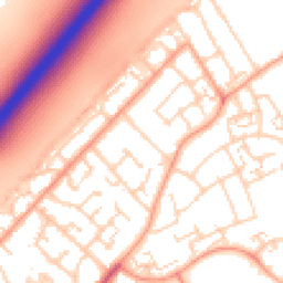 Daytime road noise heatmap for SS17 8HN