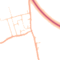 Daytime road noise heatmap for SS17 8LE