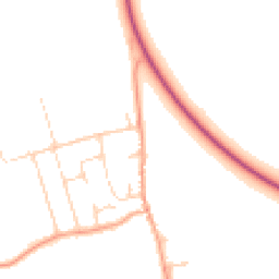 Daytime road noise heatmap for SS17 8LP