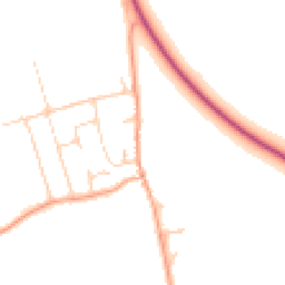 Daytime road noise heatmap for SS17 8LQ