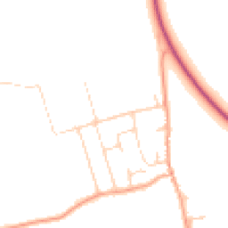 Daytime road noise heatmap for SS17 8NF