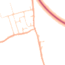 Daytime road noise heatmap for SS17 8NX