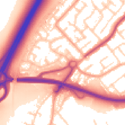 Daytime road noise heatmap for SS17 8QP