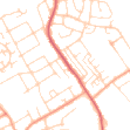 Daytime road noise heatmap for SS17 9AQ