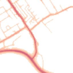 Daytime road noise heatmap for SS17 9AR