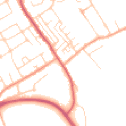 Daytime road noise heatmap for SS17 9AW
