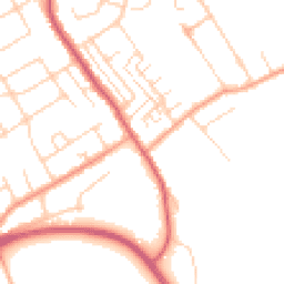 Daytime road noise heatmap for SS17 9BB