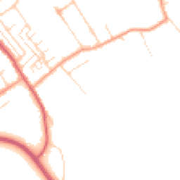 Daytime road noise heatmap for SS17 9BJ