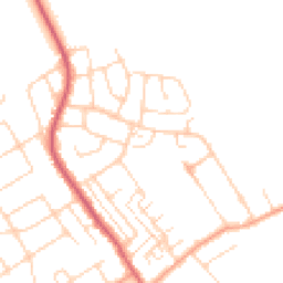 Daytime road noise heatmap for SS17 9DN