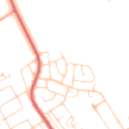 Daytime road noise heatmap for SS17 9EB