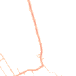 Daytime road noise heatmap for SS17 9JB
