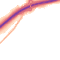 Night-time road noise heatmap for SS17 9JU