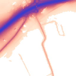 Daytime road noise heatmap for SS17 9JX