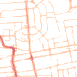 Daytime road noise heatmap for SS2 4AA