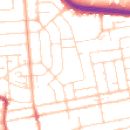 Daytime road noise heatmap for SS2 4AD
