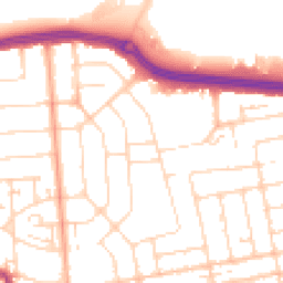 Daytime road noise heatmap for SS2 4AF