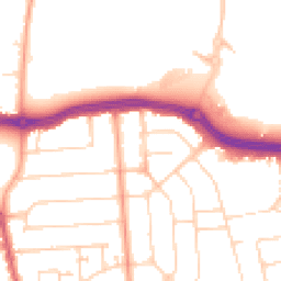 Daytime road noise heatmap for SS2 4AU