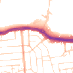 Daytime road noise heatmap for SS2 4AY