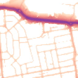Daytime road noise heatmap for SS2 4BL