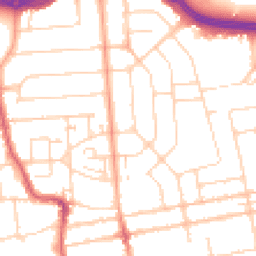 Daytime road noise heatmap for SS2 4BX