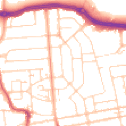 Daytime road noise heatmap for SS2 4BZ