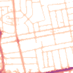 Daytime road noise heatmap for SS2 4DD