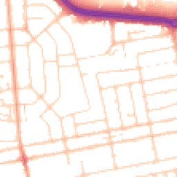 Daytime road noise heatmap for SS2 4DG