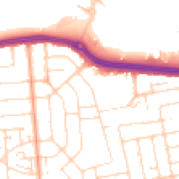 Daytime road noise heatmap for SS2 4DH