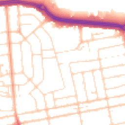 Daytime road noise heatmap for SS2 4DJ