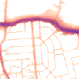 Daytime road noise heatmap for SS2 4DT