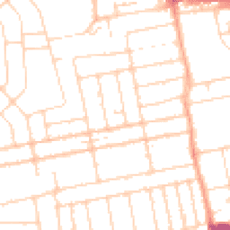Daytime road noise heatmap for SS2 4DU