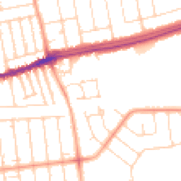 Daytime road noise heatmap for SS2 4GL