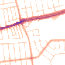 Daytime road noise heatmap for SS2 4GU