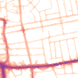 Daytime road noise heatmap for SS2 4HG