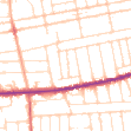 Daytime road noise heatmap for SS2 4JG