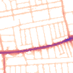 Daytime road noise heatmap for SS2 4PA