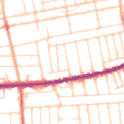 Daytime road noise heatmap for SS2 4PE