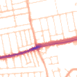 Daytime road noise heatmap for SS2 4PG