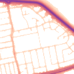 Daytime road noise heatmap for SS2 4RG