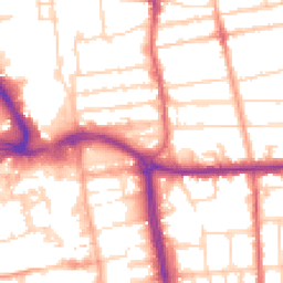 Daytime road noise heatmap for SS2 5AE