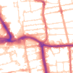 Daytime road noise heatmap for SS2 5AG