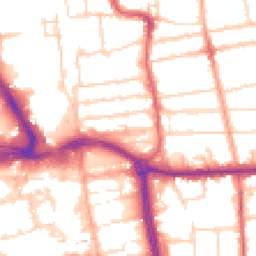 Daytime road noise heatmap for SS2 5AW