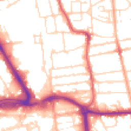 Daytime road noise heatmap for SS2 5AY