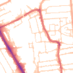 Daytime road noise heatmap for SS2 5DN