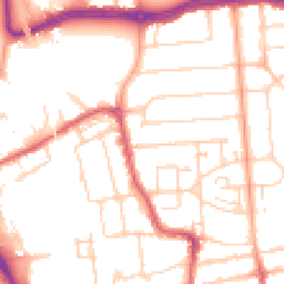 Daytime road noise heatmap for SS2 5EJ
