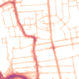 Daytime road noise heatmap for SS2 5EU