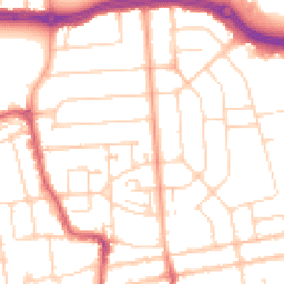 Daytime road noise heatmap for SS2 5HN