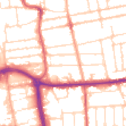 Daytime road noise heatmap for SS2 5JE