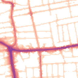 Daytime road noise heatmap for SS2 5LN