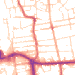 Daytime road noise heatmap for SS2 5ND